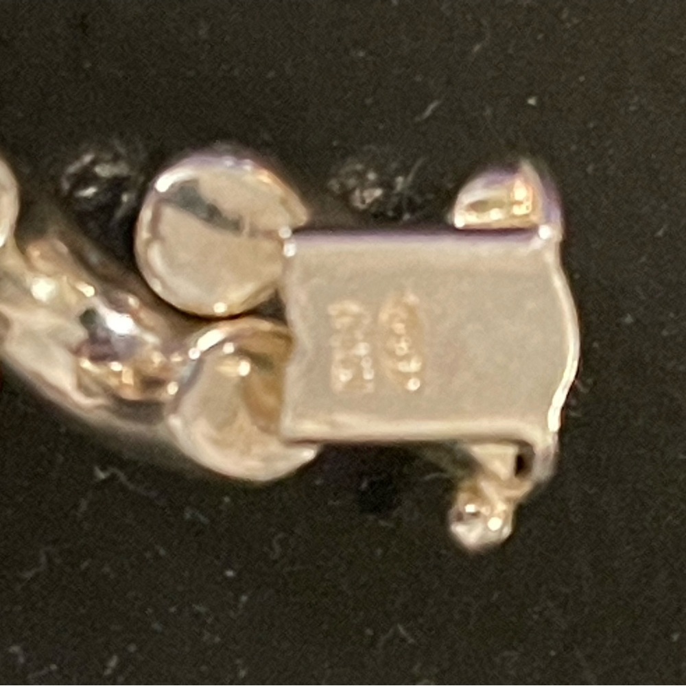 .925 silver necklace and bracelet - Picture 6 of 8